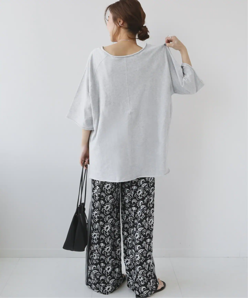 コットンスラブラグランスウェットTEE◆（JOURNAL STANDARD relume）