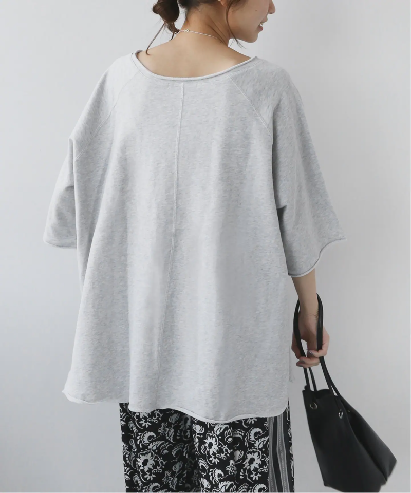 コットンスラブラグランスウェットTEE◆（JOURNAL STANDARD relume）