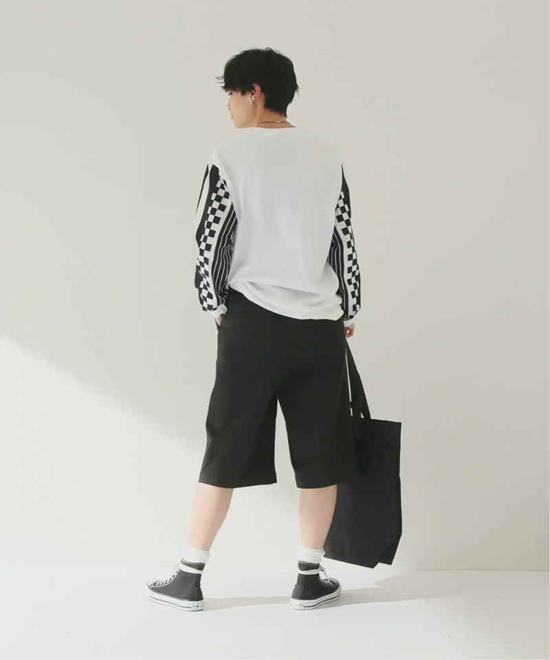 【NOMA t.d.】N STRIPE SLEEVE TEE：カットソー（JOURNAL STANDARD relume）