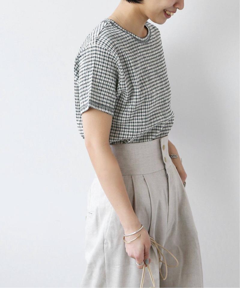 《追加》クレープカールマイヤークルーネックTシャツ◆（JOURNAL STANDARD relume）