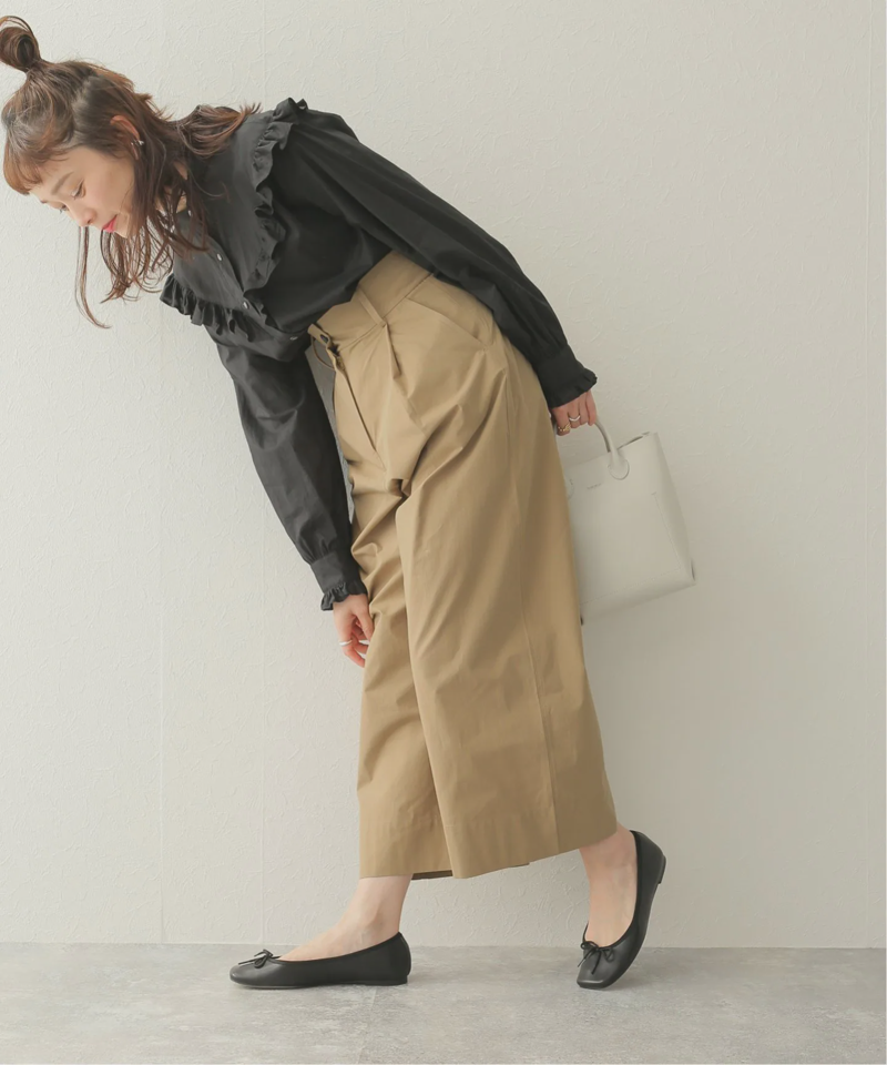 【STUDIO NICHOLSON/スタジオ ニコルソン】 POWDER COTTON PLET FRON：パンツ（JOURNAL STANDARD）