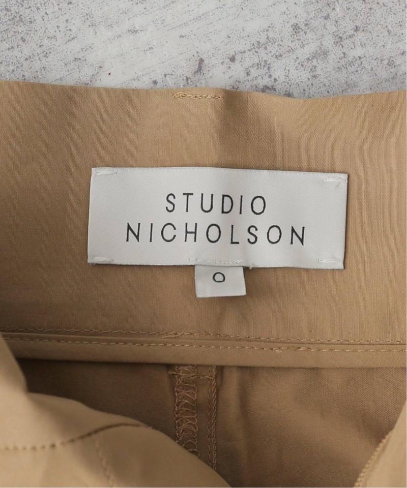 【STUDIO NICHOLSON/スタジオ ニコルソン】 POWDER COTTON PLET FRON：パンツ（JOURNAL STANDARD）