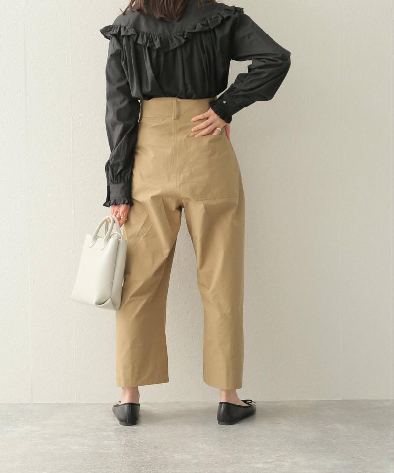 【STUDIO NICHOLSON/スタジオ ニコルソン】 POWDER COTTON PLET FRON：パンツ（JOURNAL STANDARD）
