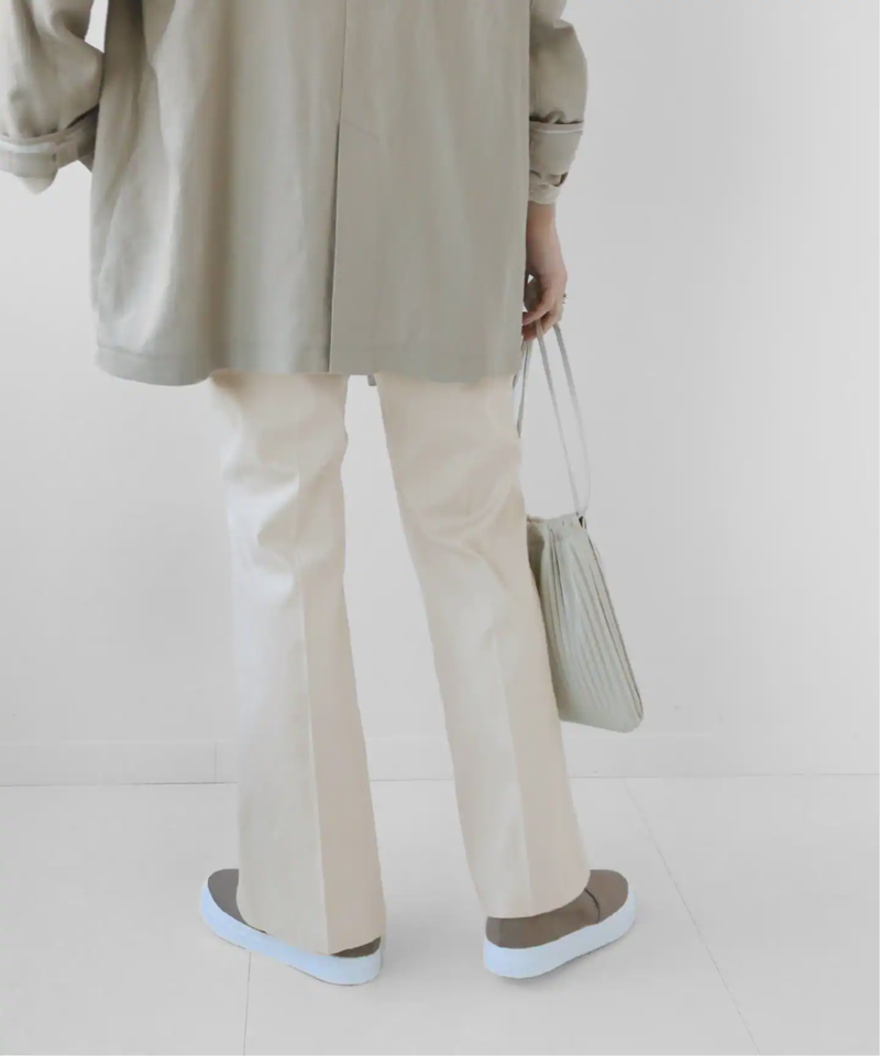 《追加》コットンリネンチノフレアパンツ◆（JOURNAL STANDARD relume）