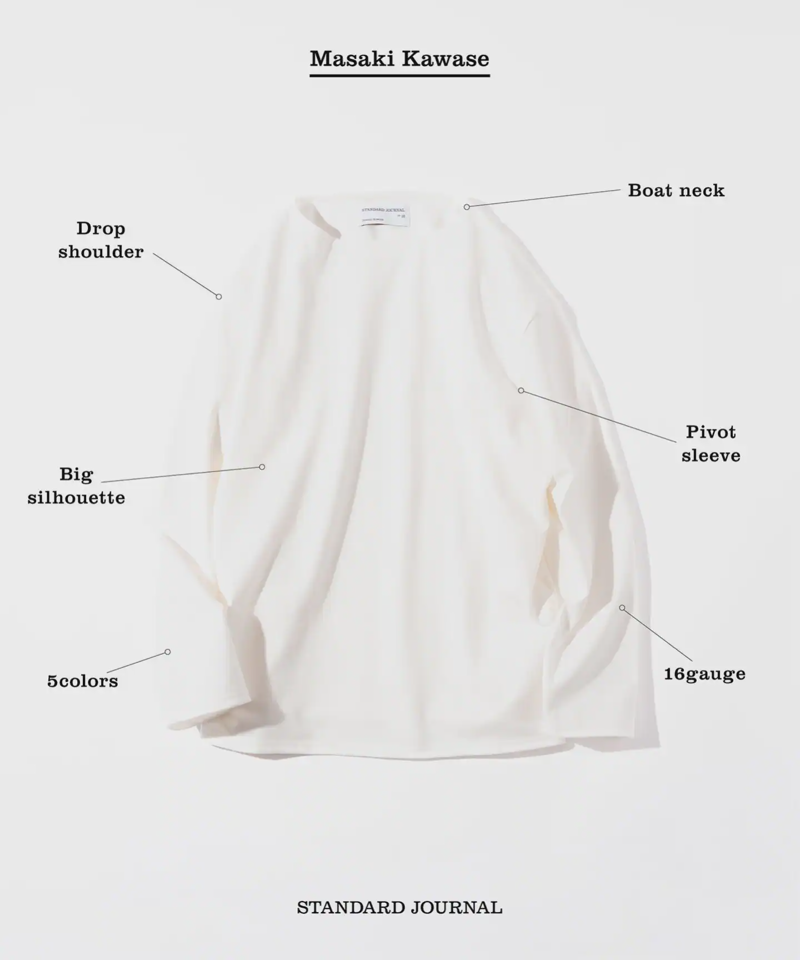 【STANDARD JOURNAL / スタンダード ジャーナル】by KAWASE Basque Shirt（JOURNAL STANDARD）