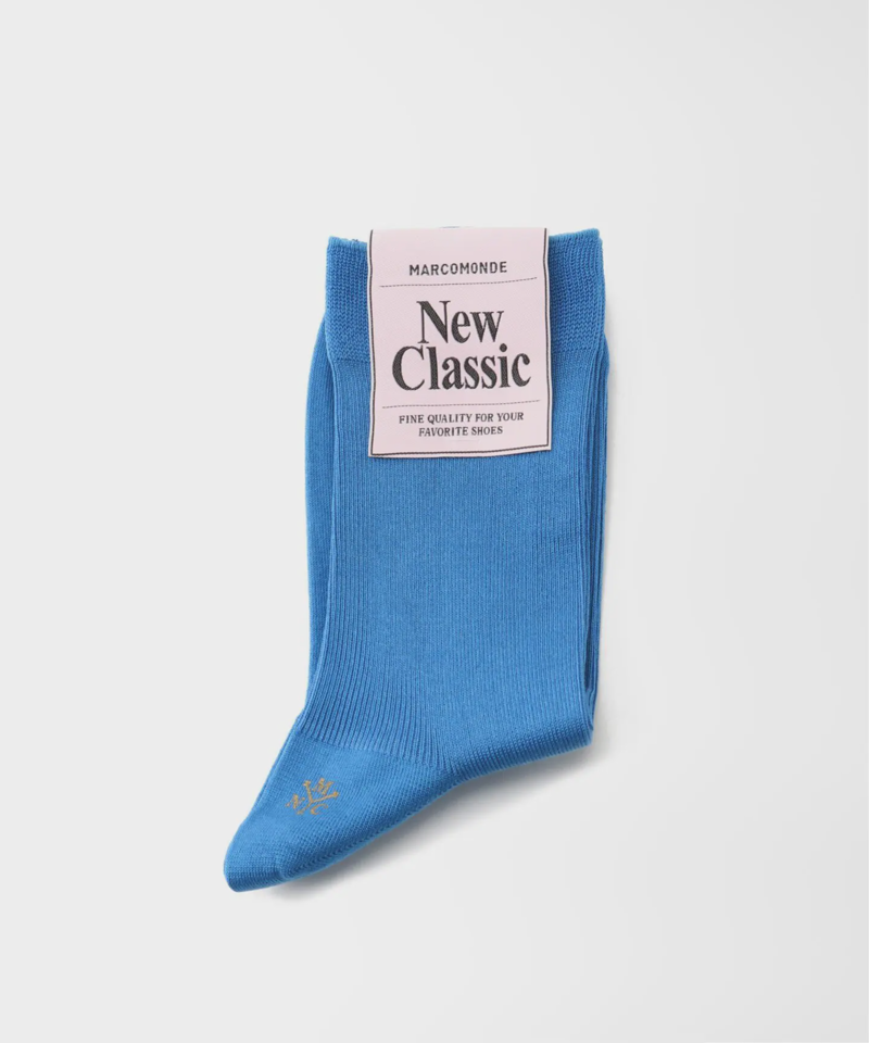 【MARCOMONDE/マルコモンド】Fine gauga cotton ribbed sock：ソックス（JOURNAL STANDARD relume）