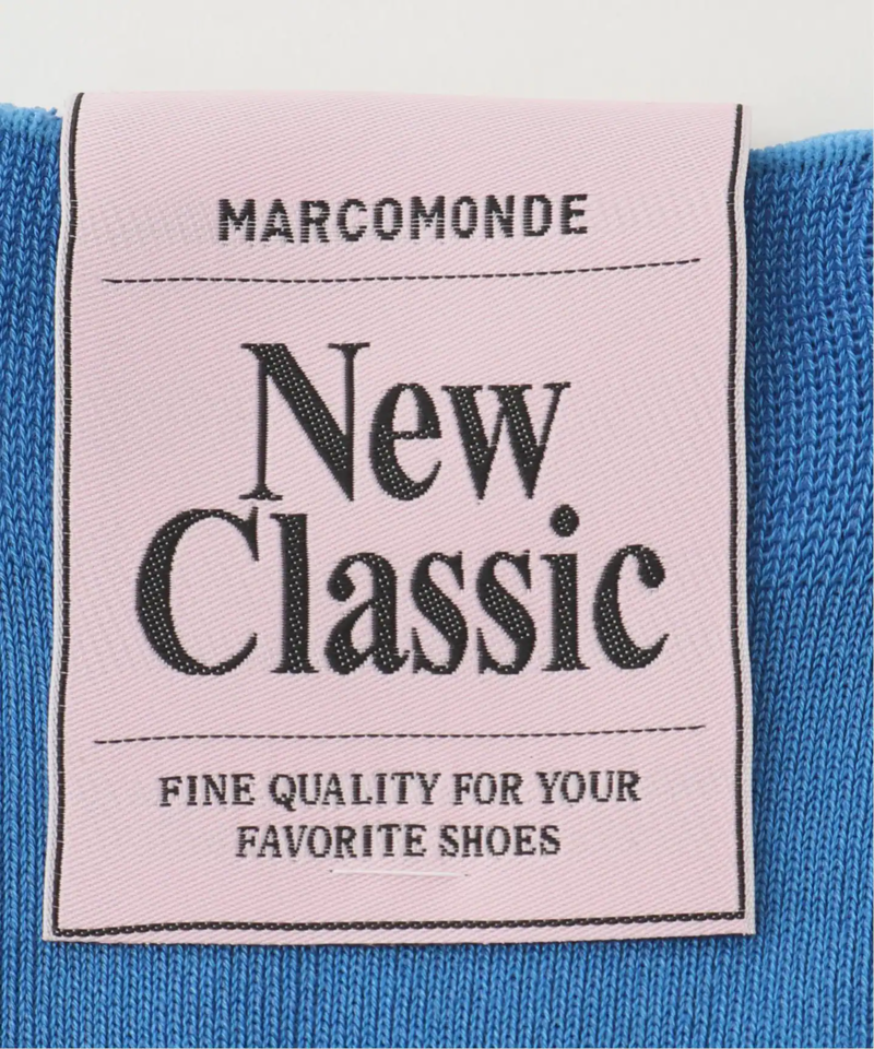 【MARCOMONDE/マルコモンド】Fine gauga cotton ribbed sock：ソックス（JOURNAL STANDARD relume）