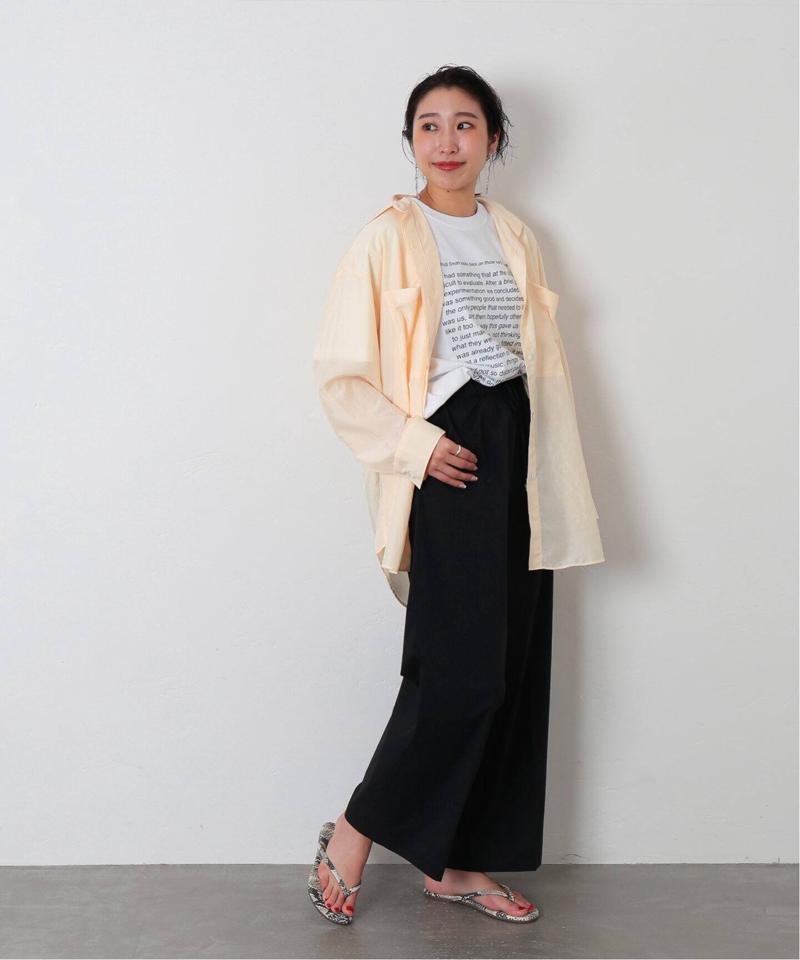 シルキーシアーシャツ◆（JOURNAL STANDARD L'ESSAGE）