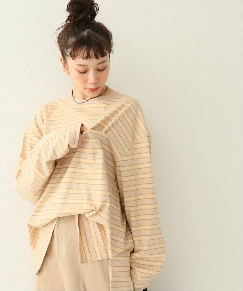 【YSTRDY’S TMRRW】BAGGY TEE LS COTTON 24/1：ロングスリーブTEE（JOURNAL STANDARD relume）