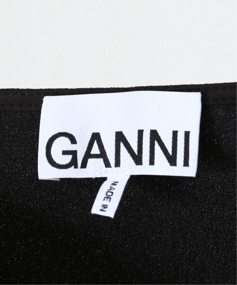 【GANNI/ガニー】Heavy Crepe:ブラウス（JOURNAL STANDARD L'ESSAGE）
