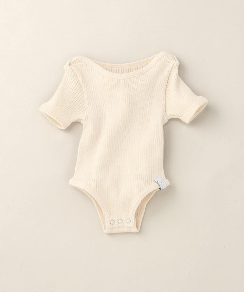 【IENA ENFANT/イエナ アンファン】シームレス5分袖ロンパース baby(60-70)（IENA）