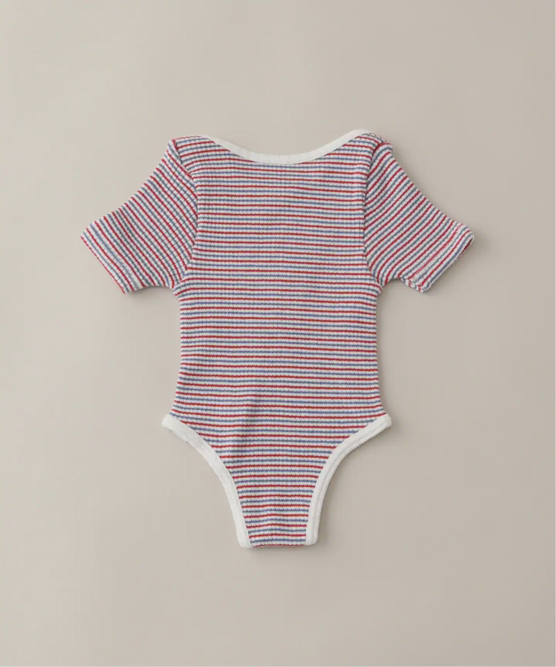【IENA ENFANT/イエナ アンファン】シームレス5分袖ロンパース baby(60-70)（IENA）