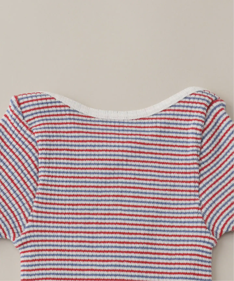 【IENA ENFANT/イエナ アンファン】シームレス5分袖ロンパース baby(60-70)（IENA）