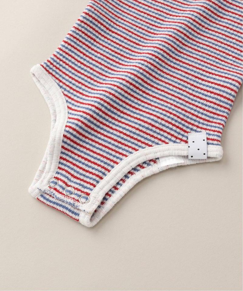 【IENA ENFANT/イエナ アンファン】シームレス5分袖ロンパース baby(60-70)（IENA）