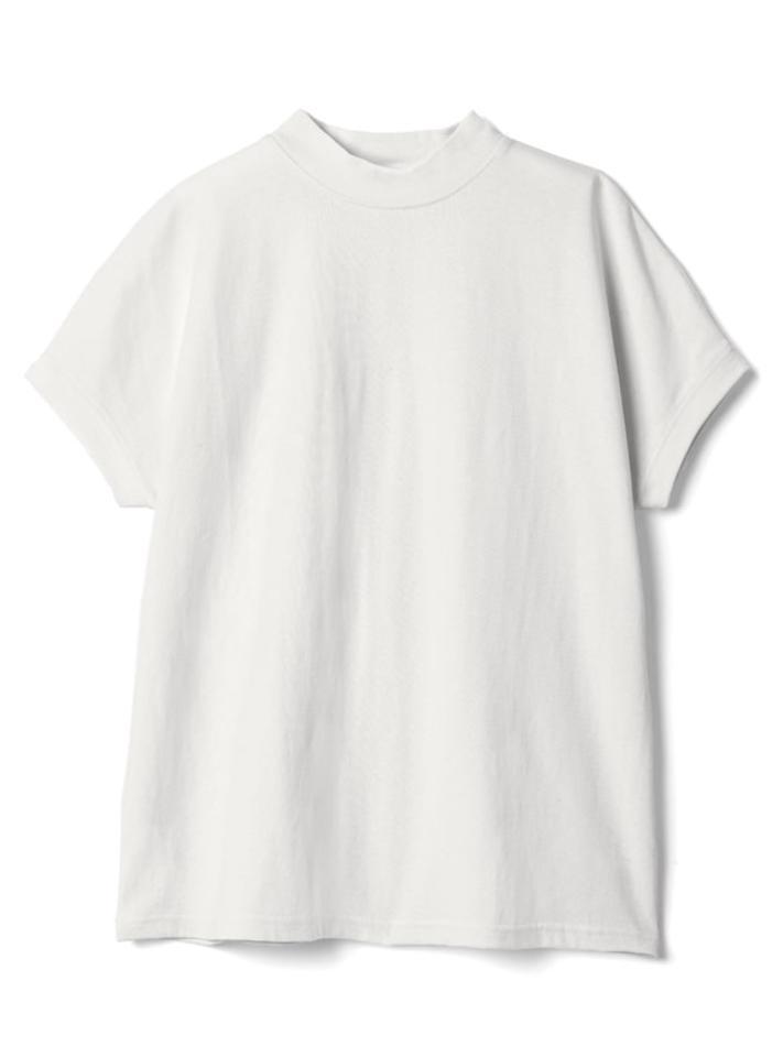 モックネックTシャツ