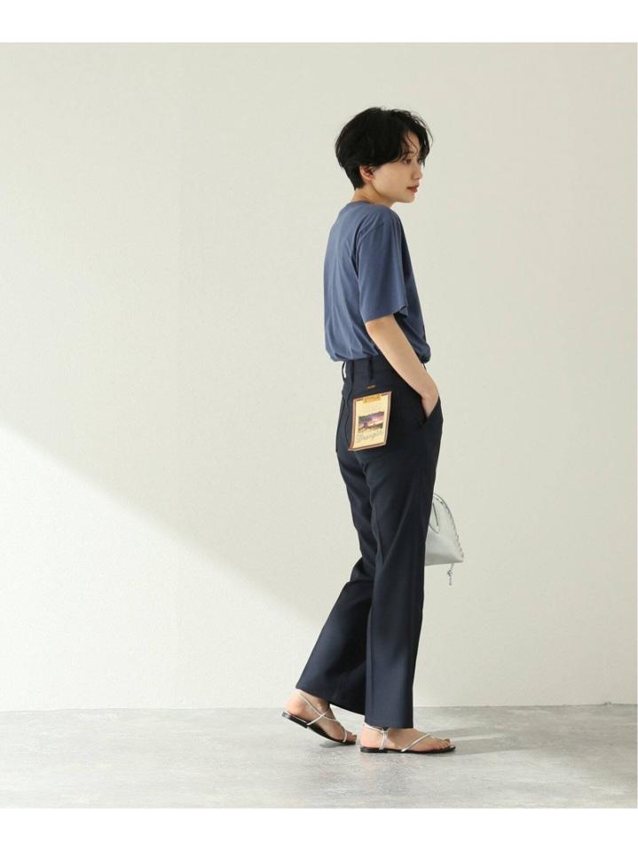 クリアコットンプリントTシャツ