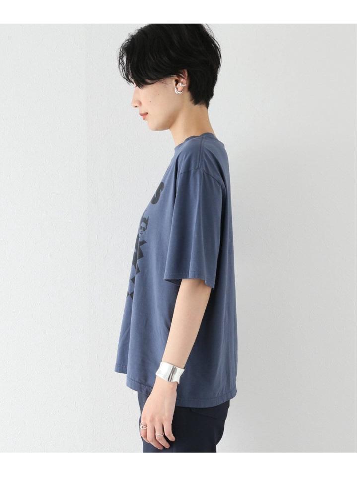 クリアコットンプリントTシャツ