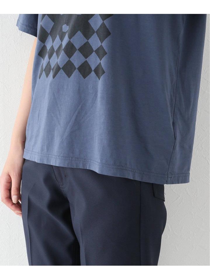 クリアコットンプリントTシャツ