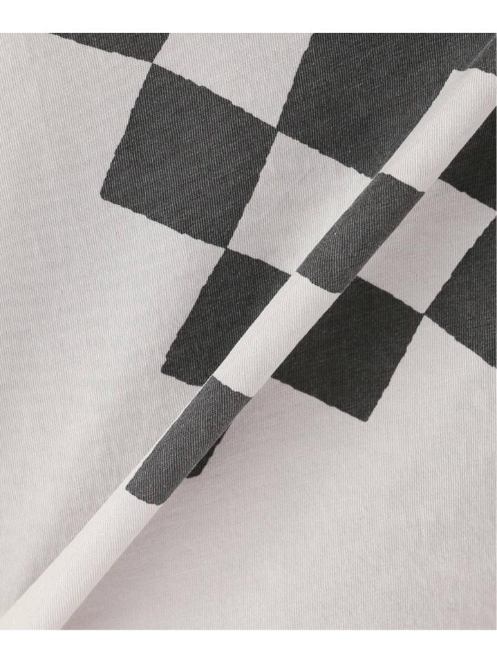 クリアコットンプリントTシャツ