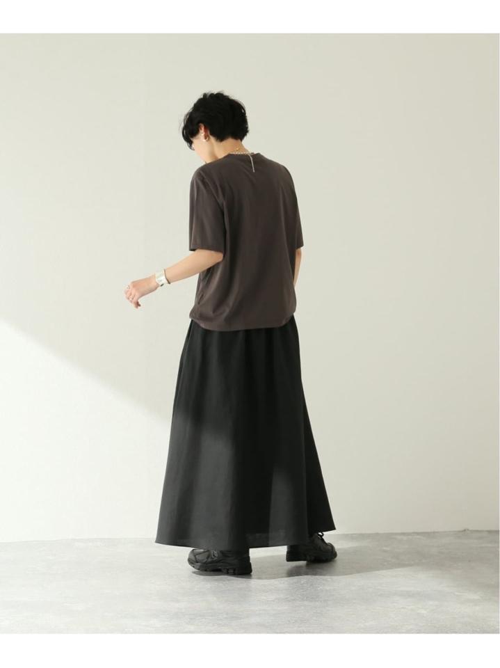 クリアコットンプリントTシャツ