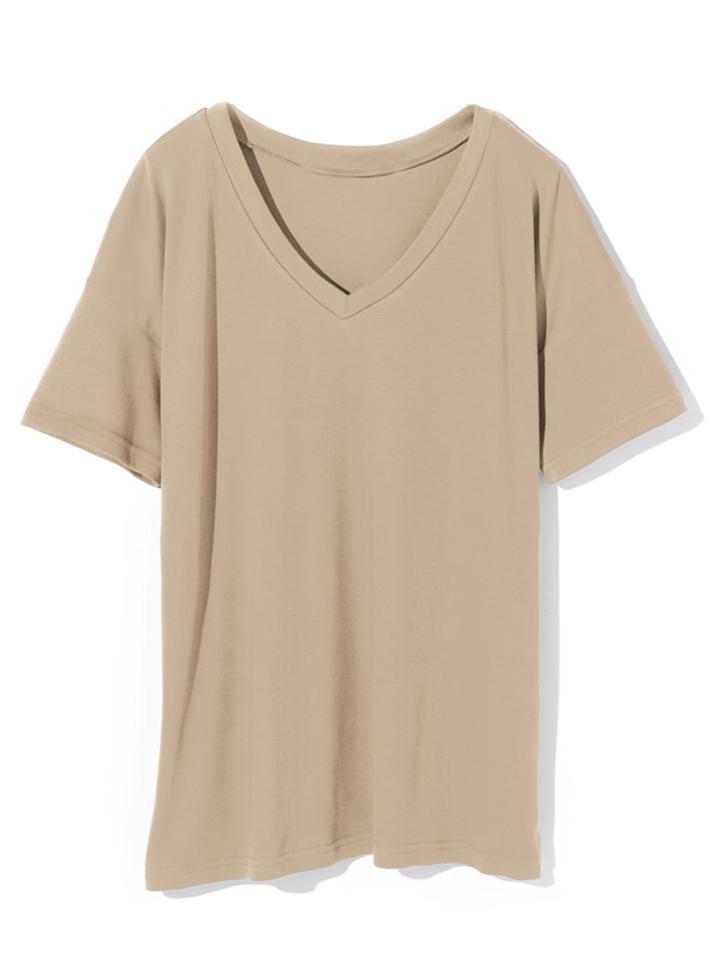 VネックルーズＴシャツ