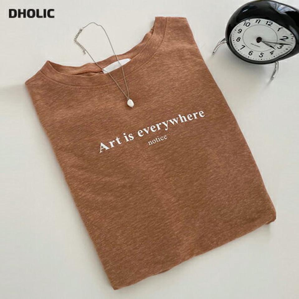 リネンブレンドレタリングTシャツ・全4色・b57347 レディース 【tops】 韓国 ファッション トップス Tシャツ 半袖 スリム レタリング やわらかい シンプル ラウンドネック カジュアル 体型カーバー 細身 夏 春
