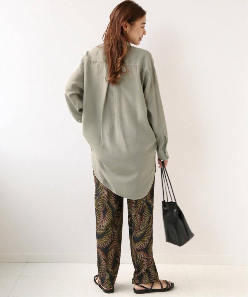 《追加5》リヨセルセイヒンゾメロングシャツ◆（JOURNAL STANDARD relume）