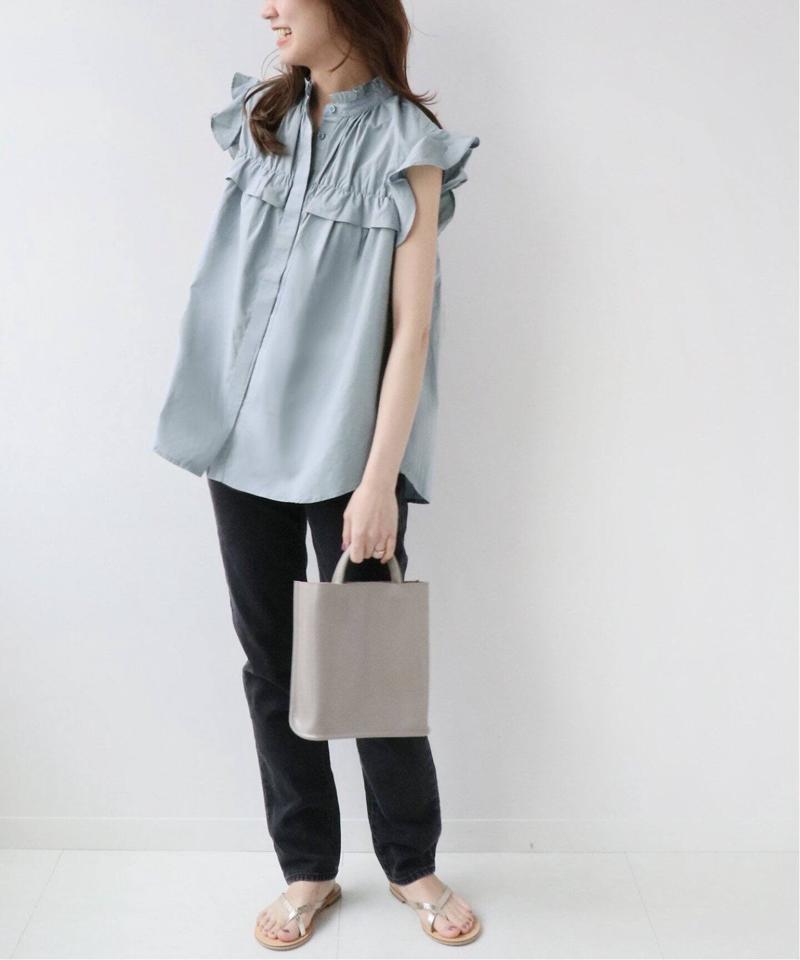 《追加》フリルノースリーブブラウス◆（JOURNAL STANDARD relume）