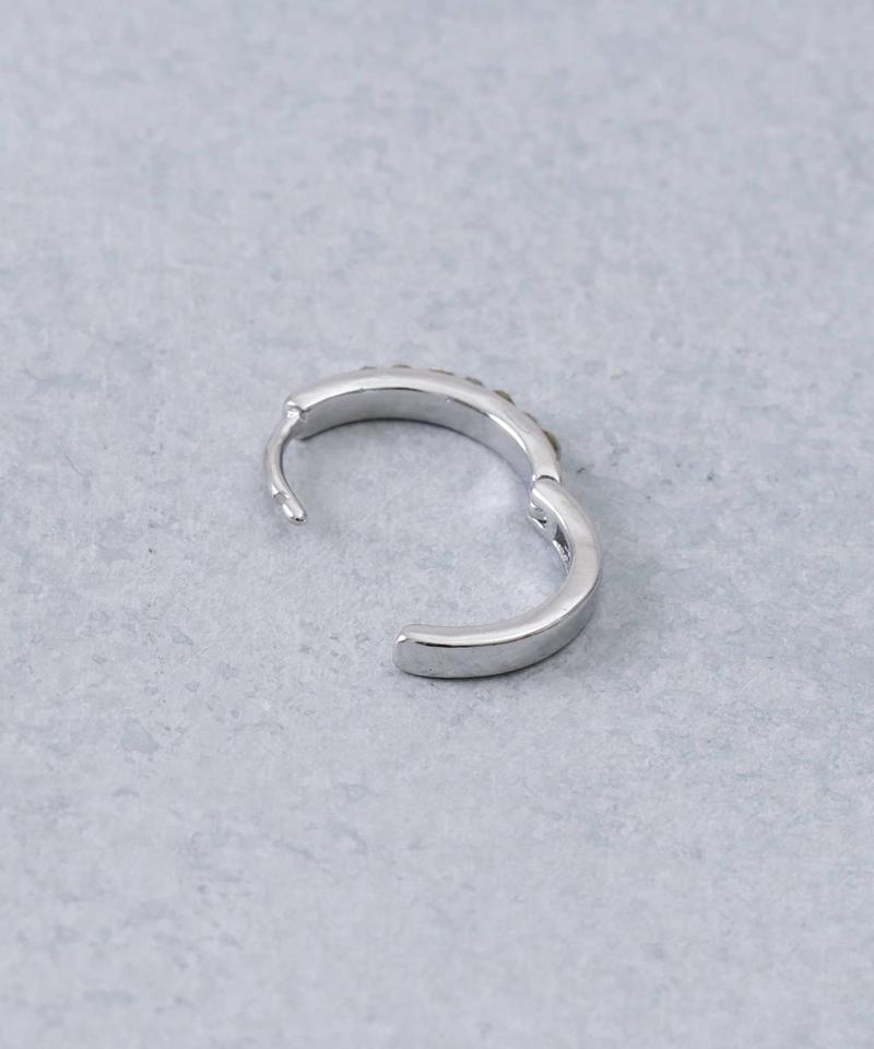 13ｍｍストーンワンタッチピアス