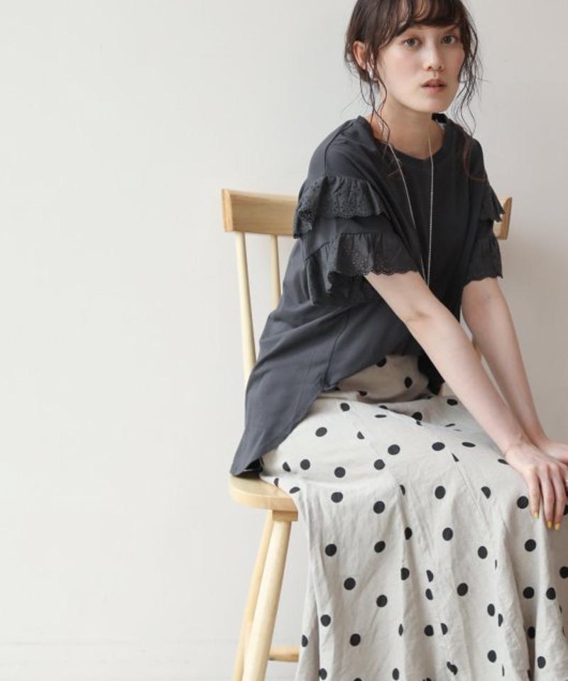【WEB限定】レース使いシルケットプルオーバー