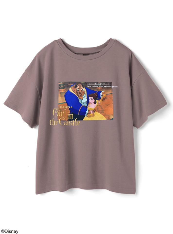 GRL ディズニープリンセスシリーズ　ベル／プリントTシャツ