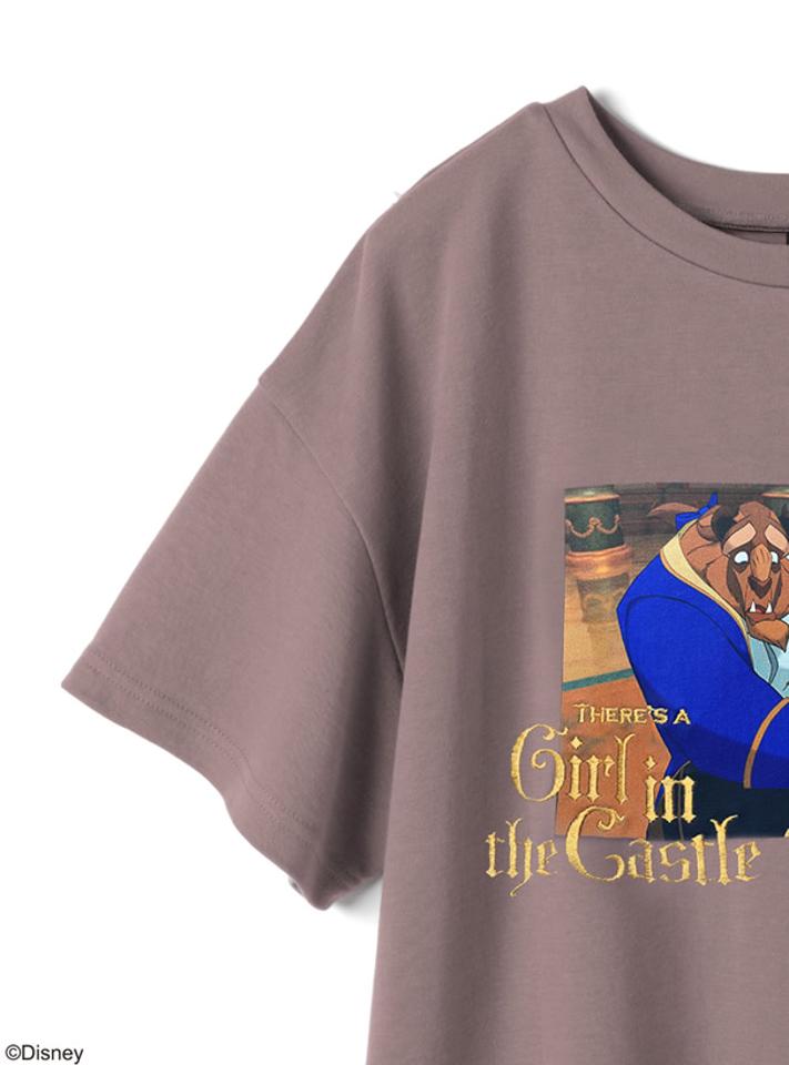 GRL ディズニープリンセスシリーズ　ベル／プリントTシャツ