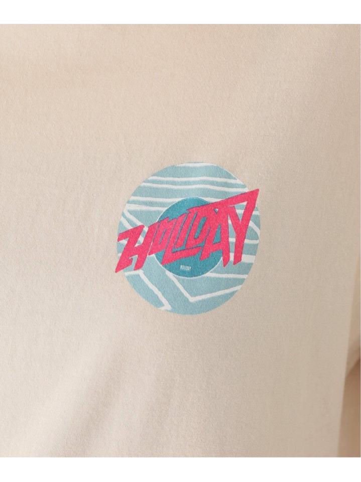 【HOLIDAY/ホリデイ】SUPER FINE T-SH CIRCLE LOGO:カットソー