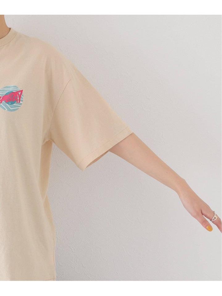 【HOLIDAY/ホリデイ】SUPER FINE T-SH CIRCLE LOGO:カットソー