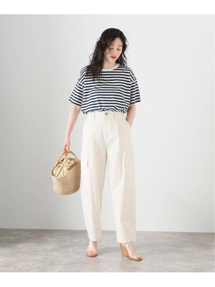 <<追加>>ボーダーワイドTシャツ◆（JOURNAL STANDARD L'ESSAGE）