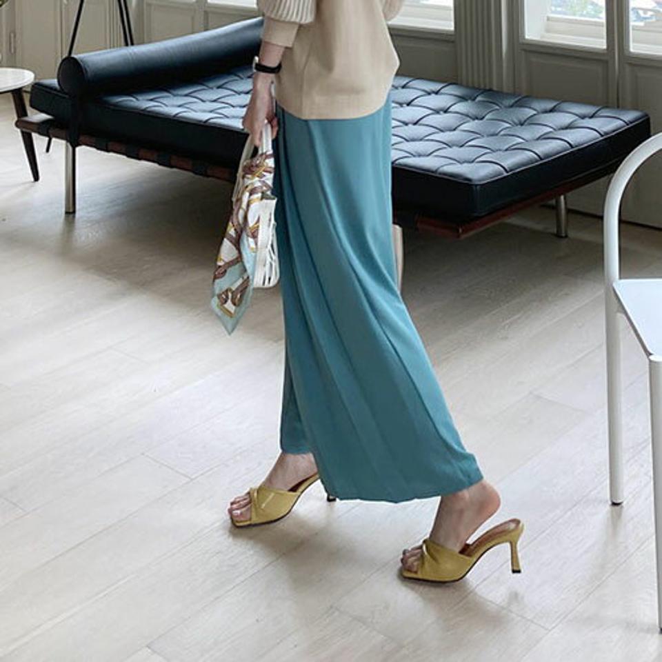 タックワイドパンツ・全3色・b68495 レディース 【pt】 パンツ ズボン ロングパンツ ワイド タック 単色 シンプル カジュアル 春 夏 秋 韓国 ファッション ハイホリHIHOLLI