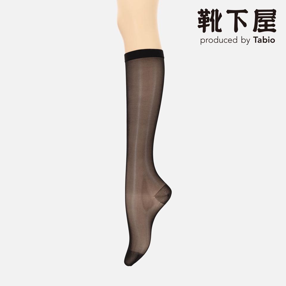 【全品送料無料～6/26 09:59迄】【あす楽】【公式 TABIO LEG LABO】 薄手 無地 弾性 ハイソックス ※着圧 ソフトタイプ / 靴下屋 靴下 タビオ くつ下 ハイ ソックス 着圧 一般医療機器 レディース 黒 日本製
