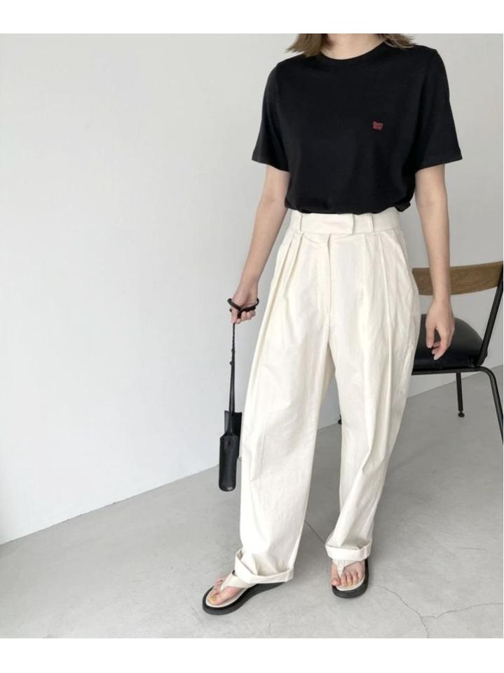 via j/Viaj SUNDAY ロゴ半袖Tシャツ（via j）