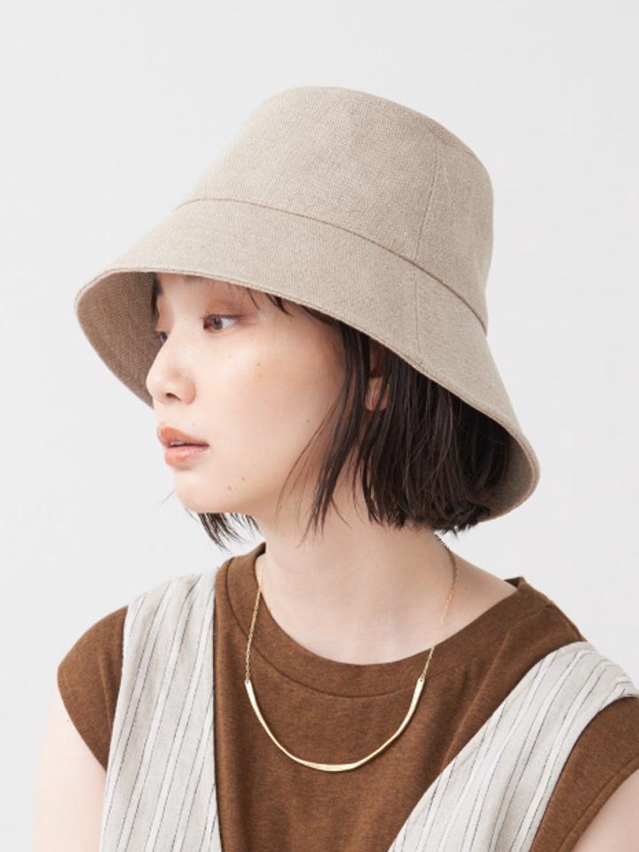 【La Maison de Lyllis】LINEN POTHATクロッシェハット
