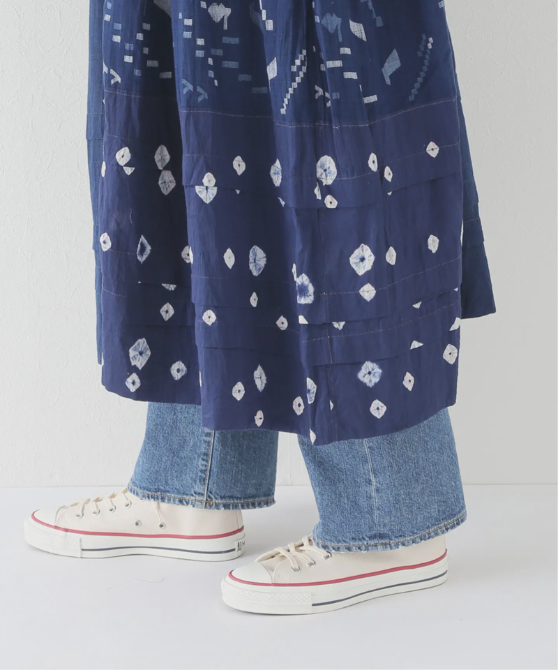 【INJIRI/インジリ】FRILL COLLAR GATHER DRESS（journal standard luxe）