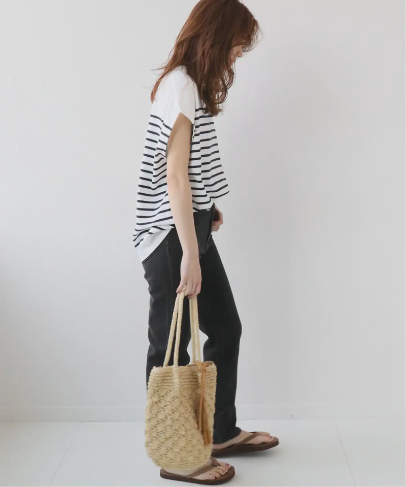 《追加》フレンチスリーブボーダーTEE◆（JOURNAL STANDARD relume）
