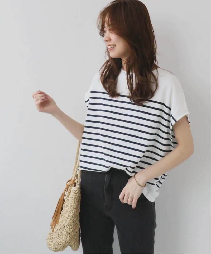 《追加》フレンチスリーブボーダーTEE◆（JOURNAL STANDARD relume）