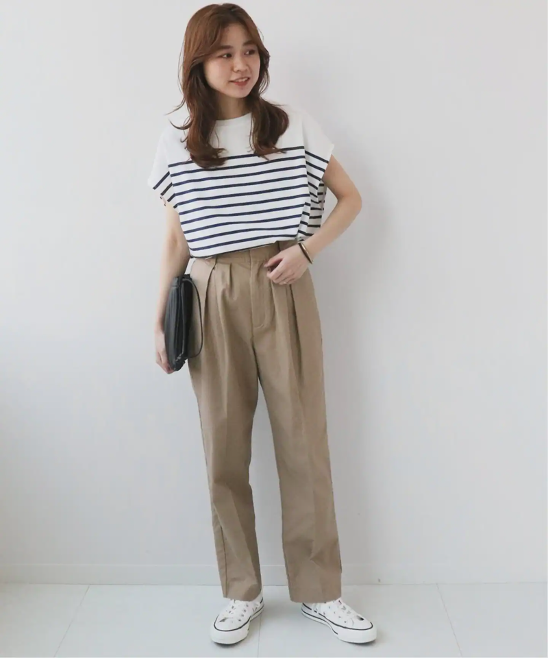 《追加》フレンチスリーブボーダーTEE◆（JOURNAL STANDARD relume）