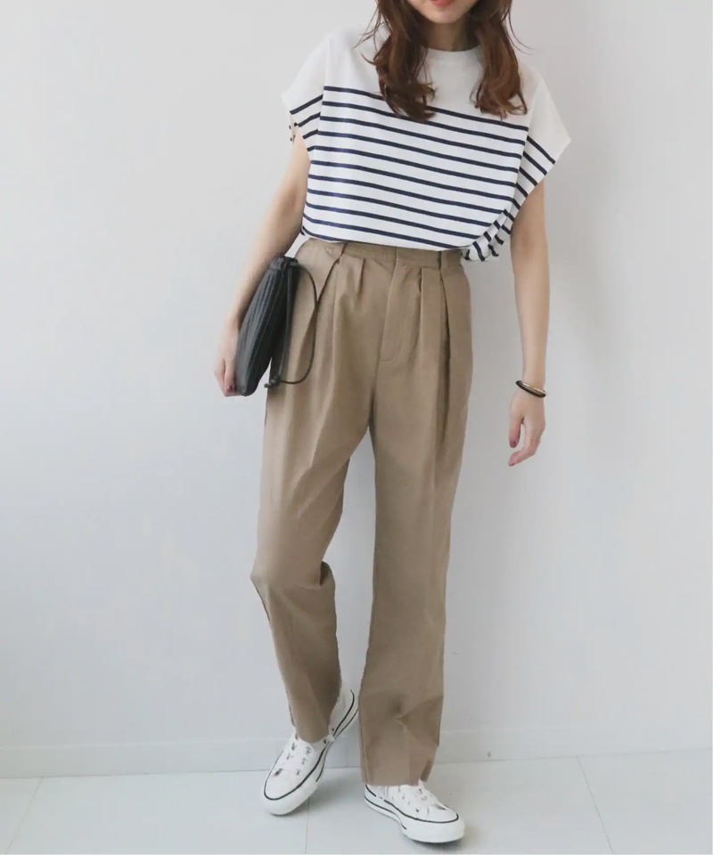 《追加》フレンチスリーブボーダーTEE◆（JOURNAL STANDARD relume）