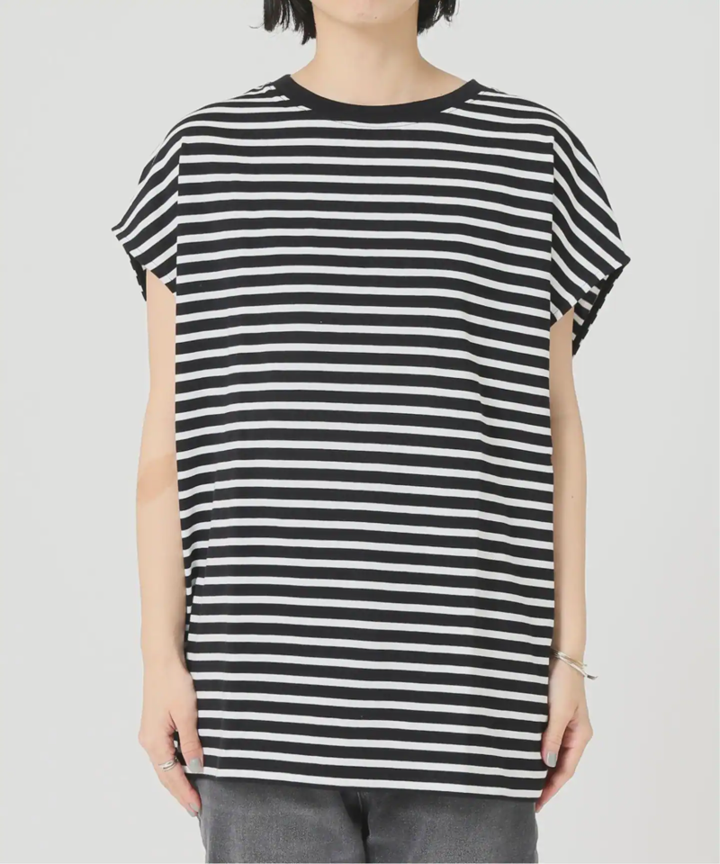 《追加》フレンチスリーブボーダーTEE◆（JOURNAL STANDARD relume）