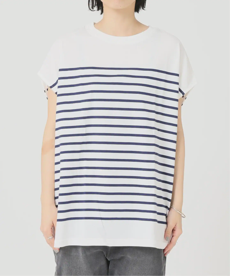 《追加》フレンチスリーブボーダーTEE◆（JOURNAL STANDARD relume）