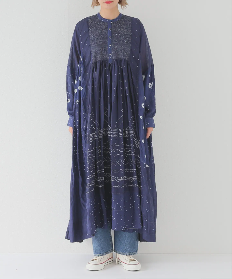 【INJIRI/インジリ】 BUTTON GATHER DRESS（journal standard luxe）