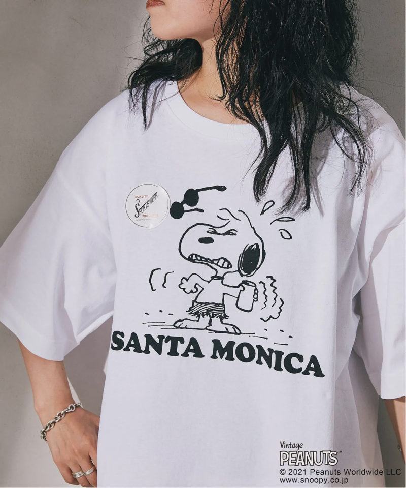 【PEANUTS×SPORTS WEAR by relume】スヌーピーTシャツ（JOURNAL STANDARD relume）
