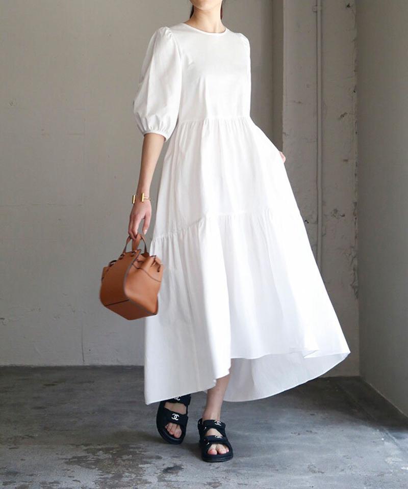 ワンピース ロング レディース ワンピ ワンピース マキシ丈 半袖 マキシワンピース ロングワンピース　大きいサイズ ゆったり 体型カバー 大人 着痩せ 30代 40代 春 秋 夏