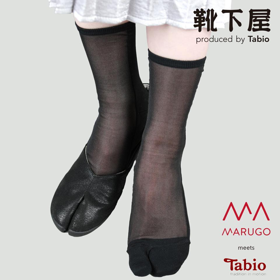 【あす楽】【靴下屋】 【あす楽】【MARUGOmeetsTabio】シアー足袋ショートソックス / 靴下 タビオ Tabio くつ下 足袋 たび タビ 足袋靴下 ショート レディース 日本製